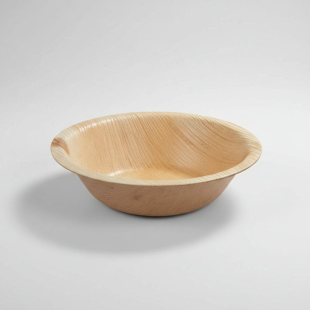 11.5cm Palm Leaf Round Dip Bowls
