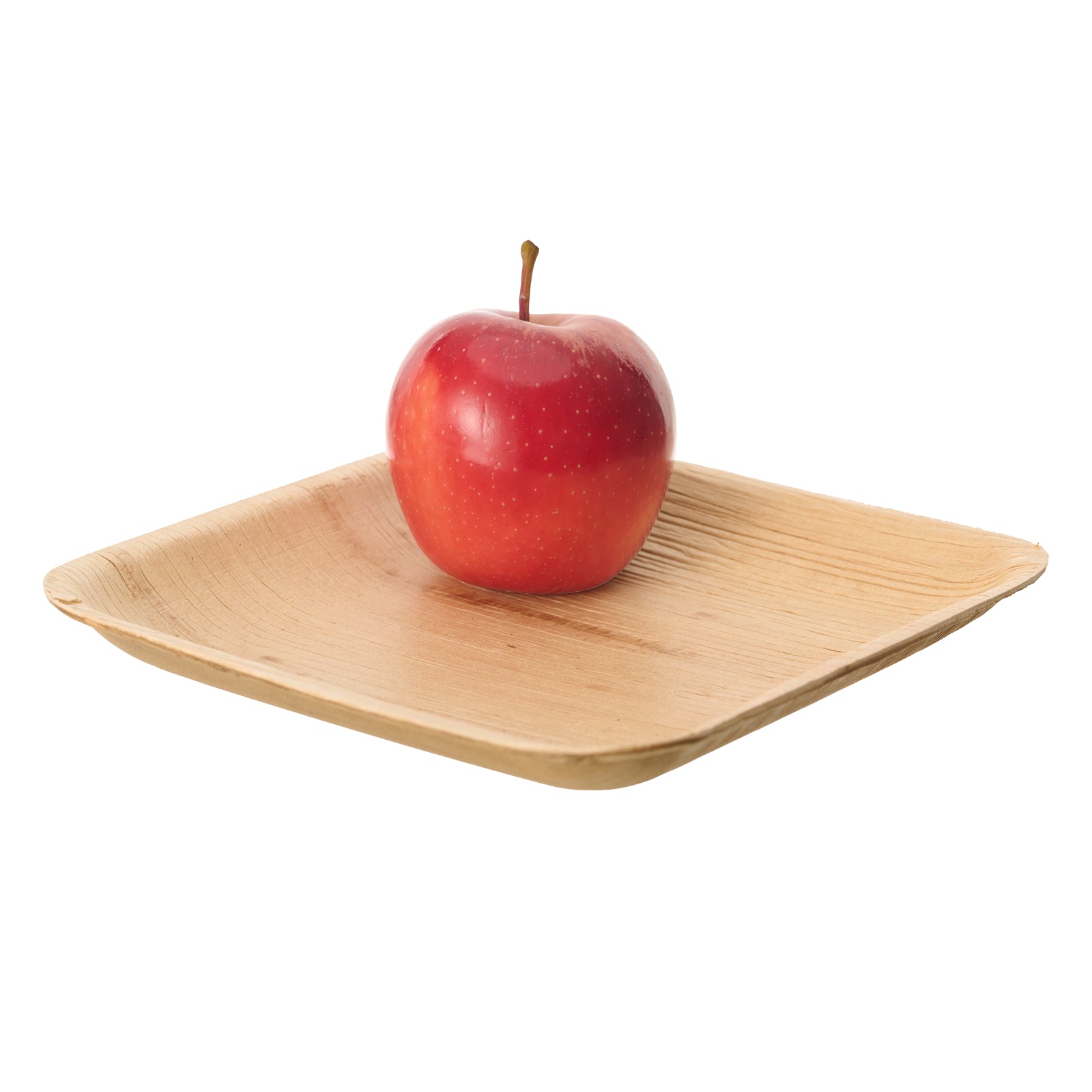 15cm Palm Leaf Square Snack Plates