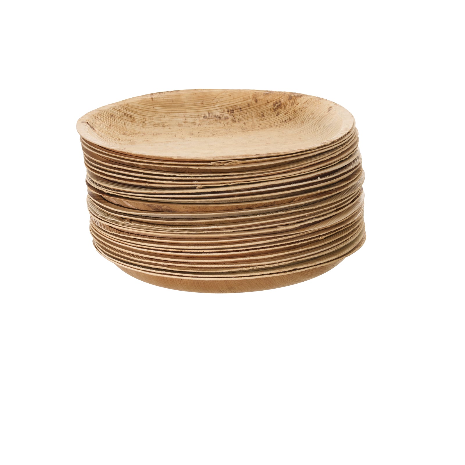 18cm Palm Leaf Round Side Plates