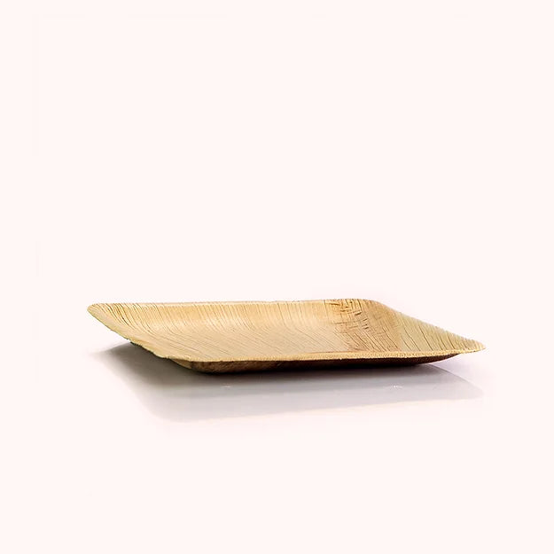 20cm Palm Leaf Square Side Plates