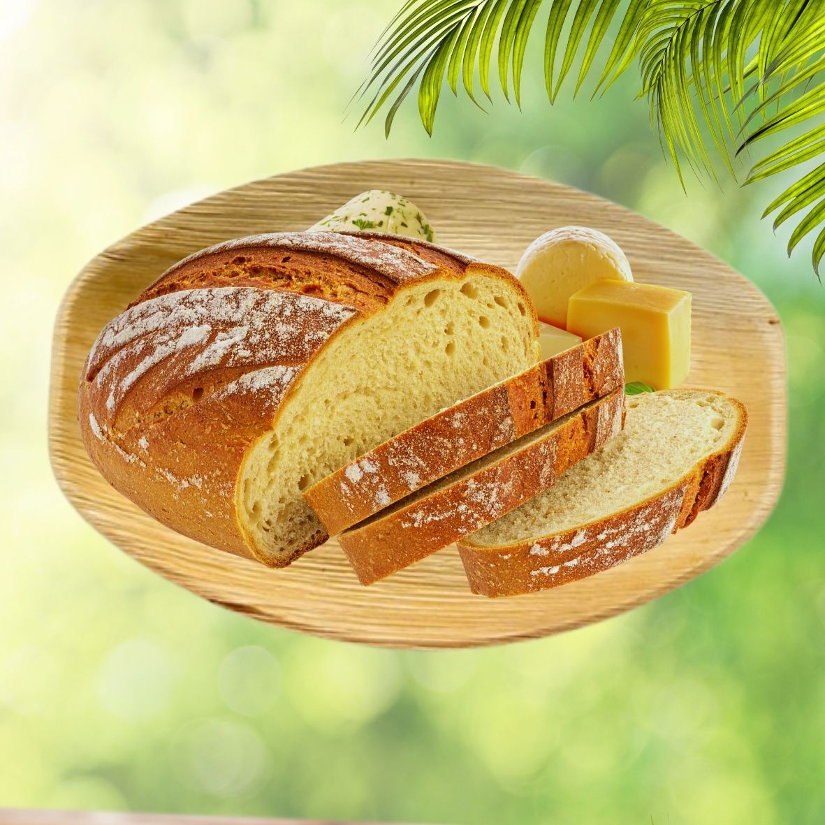 33 x 23cm Medium Palm Leaf Large Platter